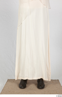  Photos Woman in Historical Dress 48 20th century beige dress historical clothing lower body skirt 0001.jpg